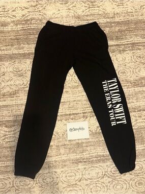 Taylor Swift The Eras Tour Black Sweatpants